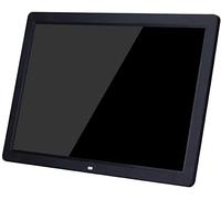 Digital Picture Frames 17 Inch Digital Photo Frame 1440 * 900 High Resolution 16:9 FHD IPS Screen Digital Picture Frames/Music/Video Player Calendar Alarm, Support USB and SD Card photo frame digital