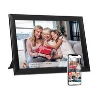 Digital Picture Frames Load from Phone, Frameo 10.1 inch Smart WiFi Digital Photo Frames You Can Send Pictures Videos via App, Touch Screen HD Display, for Parents & Grandparents(32GB)