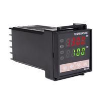 Digital PID TEMPERATURE CONTROLLER REGULATOR Thermostat in Power 24V DC AC, Thermocouple K J E PT100 sensor Input, Relay Output (Color : Power Supply 24VDCAC)