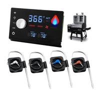 Digital PID WiFi Control Board Replacement Parts for Pit Boss Platinum Series Lockhart Combo PB2180LK Pellet Grill Smoker, Smart APP Controller Replacement for Part 80042 with 4Pack Meat Probes