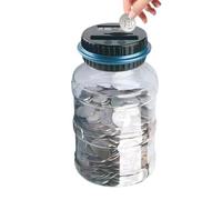 Digital Piggy Bank Counter, Automatic Counting Savings Jar, Large Capacity Transparent Money Saving Jar Adult Bank For Real Money Safe Money Bank With LCD Display And Large Capacity For kids