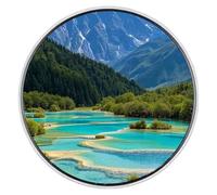 Digital Pin - 1.8 Inch Wireless Touch Screen Pin, 10 Hour Reading Portable Electronic Hat Pin, Vibrating Display For Anime Cosplay, Digital Badge For Men