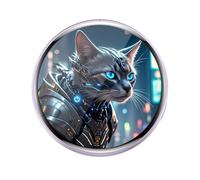 Digital Pin for Bag | Video Display Football Touch Screen - Smart Digital Screen Badge for Collectors Fans Students Teens Theme Party Living Room Travel Office Home Shopping
