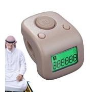 Digital Pitch Clicker for Stadium - Compact Finger Tally Counter, Luminous Display Tool, Sturdy Counting Device, Lightweight Palm Accessory | Accurate Number Counter for Golf Classroom