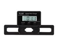 Digital Pitch Gauge, TL90 LCD Backlight Angle Measurement Tool, Precision Slicer Calibration, Heli Pitch Gauge for Drone & RC Helicopter Setup, Black