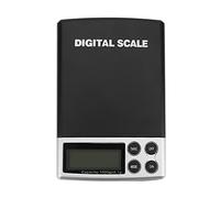 Digital Pocket Scale 1kg 0.1g Precision LCD Mini Food Scale Stainless Steel for Kitchen Jewelry Weighting Balance Portable Silver Black Office Herbal Spice