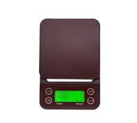 Digital Pocket Scale, 3pcs 3kg/0.1g Coffee Scale With Timer Multi-function Digital Scale LCD Electronic Coffee Weighing Scales for Kitchen Cooking,for weighing needs(Coffee-colored)