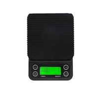 Digital Pocket Scale, 3pcs 3kg/0.1g Coffee Scale With Timer Multi-function Digital Scale LCD Electronic Coffee Weighing Scales for Kitchen Cooking,for weighing needs(Black)