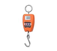 Digital Pocket Scale, 4pcs High precision hand-held weighing tool Portable electronic luggage scale Multifunctional digital scale LCD display for travel,for weighing needs(Orange)