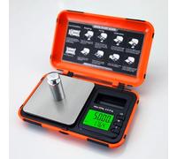 Digital Pocket Scale Precision 200g/0.01g with 50g Cal Weights,LCD Display Digital Scale Grams Ounces, Mini Jewelry Scale, Coins Scale for Gold/Silver/Gems/Food (Pocket Scale)