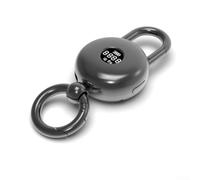 Digital Pocket Weighing Scale with Time Display and Keychain, Perfect for Accurate Measurements up to 25kg (black)