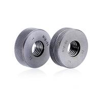 Digital Point Micrometer Thread Gauges 2-20mm 6g Metric Ring Gage T+Z Measuring Tool Set for Detecting External Threads(M6)