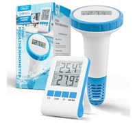 Digital Pond and Pool Thermometer with LCD Wireless Receiver, IPX8 (Wireless Water Thermometer, Pond Thermometer, Radio, Underwater)