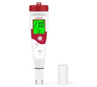 Digital Pool Salt Tester, Pool pH Meter,New Update 5 in 1 pH Salinity Meter, Simultaneously Display Pool Water Quality pH TDS EC Salt Temperature, Suitable for Saltwater, Hot Tub,Spa, Pool, Aquarium