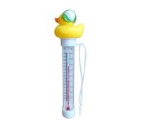 Digital Pool Thermometer - Floating Cute Duck Design, Easy Read Temperature Gauge | Ice Bath Thermometer, Pools Digital Water Thermometer, Floating Thermometer for Outdoor Baths, Swimming Thermometer