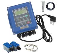 Digital Portable Flow Meter - Ultrasonic Clamp-On Sensor for Liquids
