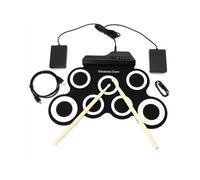 Digital Portable Roll Up Electronic Drum Kits Pad with Pedal Drum Sticks