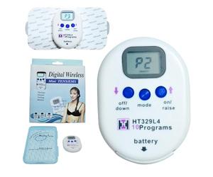 Digital Portable Tens and EMS Machine | Wireless Remote Controlling | Self-Adhesive Electrode Pad | 2-in-1 Pain Reliever and Nerve Stimulator | Healthcare World