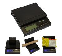 T-Mech Black 30kg Digital Postal Scales Parcel Letter Postage Shipping Electronic Scale Weighs up to 30kg/66lb 5g/0.2oz -10g/ 0.5oz increments 25cm x 28.6cm