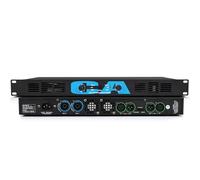 Digital Power Amplifier 400W Dual-Channel with Cooling Fans and LED Indicators for KTV and Stage Performances, 1U Size, High Performance Sound Quality