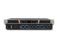 Digital Power Amplifier 800W, 4-Channel Compact Audio Amplifier with Heat Dissipation for Home, Karaoke, and Theater Speakers