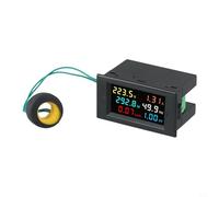 Digital Power Meter AC 40-300V 100A LCD Display Voltage Current Watt Frequency Energy Monitor Panel Instrument for Industrial Automation Equipment(AC40.0-300.0V)