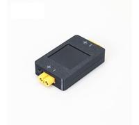 Digital Power Meter for Rc Lipo Batteries 25A/50A with Voltage Current Monitoring Bidirectional Capacity Test Wh/Ah Tracking for Aircraft Models Black