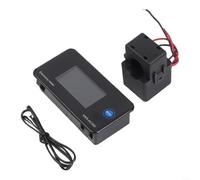 Digital Power Meter, KWS-AC300 AC 50-300V 100A 6-in-1 Voltmeter Ammeter with LED Display Reset Function(AC300-100A Opened)