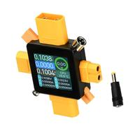 Digital Power Meter with Integrated Color Data, Black | Computer and Data Transfer, Measurement Data Beyond the Screen, Direct-Current Power Testing