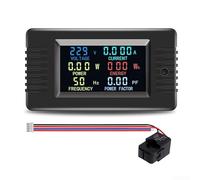 Digital Power Monitor PZEM020022VH AC 110~220V with Large Display and Data Retention for Electrical Parameter Analysis (100A (100A (open close))