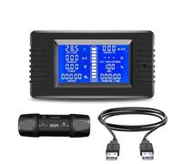 Digital Power Tester DC 8-120V, USB LCD Display 9 Parameters, For EV Battery And Outdoor Power Supply Maintenance