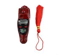 Digital Prayer Beads Counter Electronic For Tasbih for Muslims, Wood Grain Meditation Tally Counter, Portable Hand Clicker for Yoga, LCD Finger Counter for Dhikr and(The Wisteria Ether)