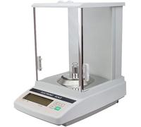 Digital Precision Electronic Scale Scientific Weighing 0.0001g Balance Analytical Lab With Windshield LCD Display For Laboratory Pharmacy(120g/0.1mg)