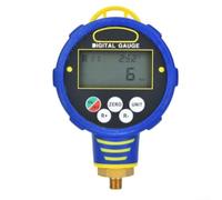 Digital Pressure Gauge for R32 for HVAC Systems - High Low Side Manometer with Backlit LCD, 82 Gas Types Database, Vacuum & Pressure Tester for Air Conditioning Repair(A)