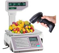 Digital Price Computing Scale Thermal Printer Electronics Scale Cash Register For Supermarket Convenience Store,With Scanner
