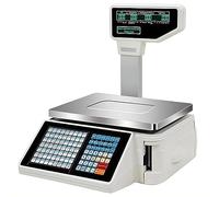 Digital Price Computing Scale with Thermal Printer, Commercial Label Printing Scale for Supermarkets & Convenience Stores, Electronic Cash Register Machine