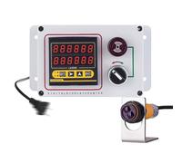 Digital Production Line Counter, Dual-row Display with Sensing Distance for Factories and Conveyor Belts