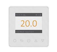 Digital Proframmable Thermostat for Electric Floor Heating Underfloor Heating Thermostat Smart Temperature Controller White without WIFI
