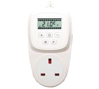 ( Digital Programmable) Digital Plug In Thermostat Electric Heating Wireless Greenhouse Hydroponic Green