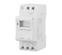 Digital Programmable Electronic Time Switch THC15A | 16 Groups Daily/Weekly Cycle TIMERs with LCD Display | Auto On/Off Controller for Street Lights Industrial(12V)