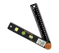 Digital Protractor Angle Finder | 7"/230mm Angle Gauge with LCD Display, Carpenter's 4-in-1 Digital Protractor Ruler, Easily measure any angle. Multipurpose design, LCD display, and sturdy