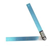 Digital Protractor Angle Ruler 0-360° Electronic Goniometer with LCD Display, Stainless Steel Angle Finder Gauge for Woodworking, 200mm(200mm)