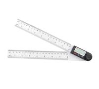 Digital Protractor Angle Ruler, Digital Angle Finder with 0-360° Range, Plastic Goniometer with Locking Knob and Digital Display for Woodworking Construction Home Use