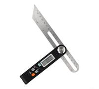 Digital Protractor Goniometer, 360° Electronic Angle Finder with Stainless Steel Ruler, Metric & for IMPERIAL Scale for Woodworking Metalworking DIY, 8.27 Inch