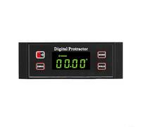 Digital Protractor Inclinometer Angle Ruler, Aluminium Alloy Digital LCD Screen IP54 Rated Waterproof Protractor For Woodworking
