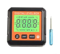 Digital Protractor with Magnetic Base for Convenient Angle Measurement and Slope Conversion in Engineering Tasks (A)