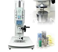 Digital Pull Force Tester 10-2000N, Hand Crank Vertical Tensile Test Bench with 5 Probes for Compression and Tension Testing in Textiles, Sports, and Research
