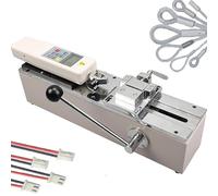Digital Pull Force Tester for Tensile Testing, Manual Push-Pull Meter with Fixture for Quality Strength Analysis, Accurate Measurement Tools for Labs and Workshops