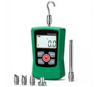 Digital Push Pull Force Gauge, With Backlight, Peak Alarm, Units Optional, 10n~500n Optional Load Cell, High Precision Sensor, For School Lab Mechanical Physics 20N