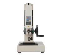 Digital Push Pull Gauge, 1000N Force Test Stand with 5 Clamps, Data Output, Clamp Opening 0-10MM, Stroke 0-180MM for Laboratory Testing